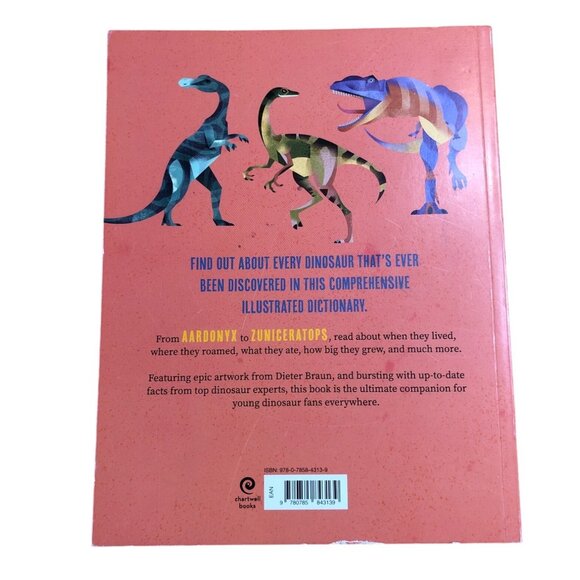 Dictionary Of Dinosaurs: Illustrated A To Z Guide Of Over 200 Dinosaurs Homescho - Picture 2 of 7
